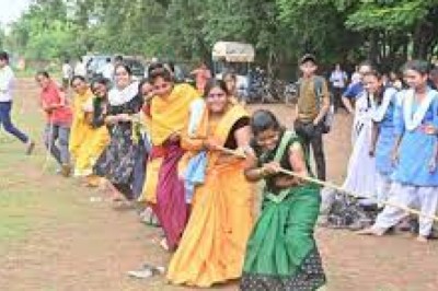 निकाय स्तरीय छत्तीसगढ़िया ओलिपिंक शुरू....महिलाओं ने रस्साकशी में दिखाया दम...