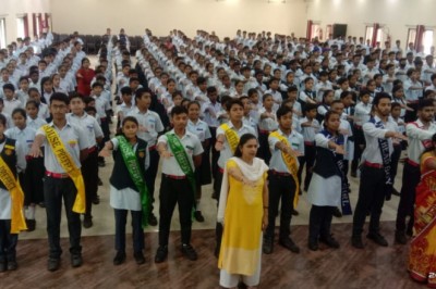 जिले केें 1 लाख विद्यार्थियों ने संविधान की पाठशाला में भाग लिया....