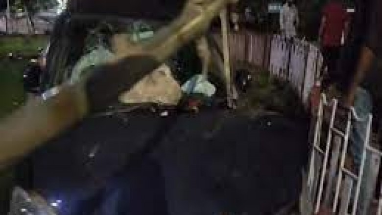 भिलाई टाउनशिप में पहियों की रफ्तार पर नहीं लग रही लगाम...शराबी कार चालक ने सेक्टर 8 चौक को तोड़ा...
