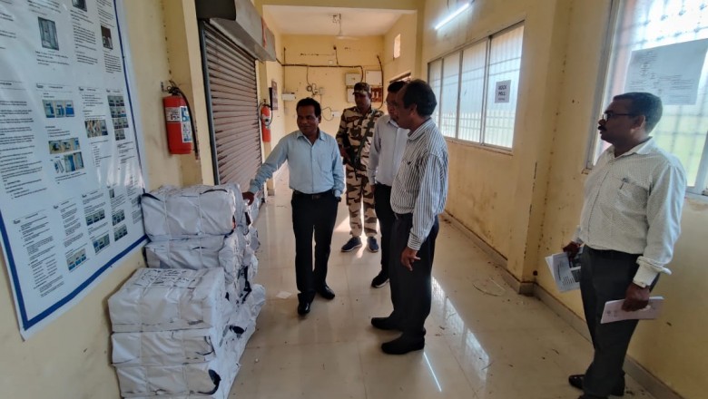 बेमेतरा में कलेक्टर ने ईवीएम,वीवीपैट वेयर हाउस का किया निरीक्षण....