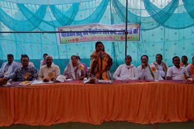नवनिर्मित साहू सामुदायिक भवन लोकार्पण....कार्यक्रम मे शामिल हुए गीता घासी साहू....