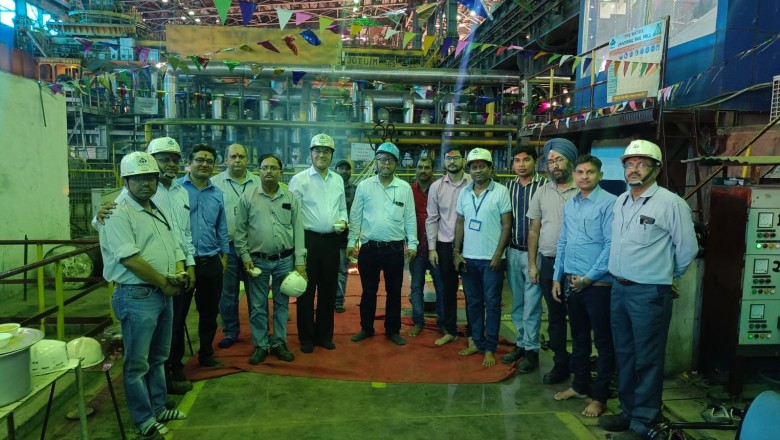 यूनिवर्सल रेल मिल के फर्नेस विभाग में विश्वकर्मा पूजा का भव्य आयोजन....
