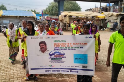 इंडियन स्वच्छता लीग में सफाई के प्रति जागरूकता अभियान : भिलाई निगम द्वारा चलाया जा रहा स्वच्छता ही सेवा पखवाड़ा.....