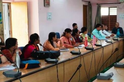 कार्यशाला में खरीफ एवं बागवानी फसलों की वर्तमान...स्थिति में आ रही समस्याओं पर की गई विस्तृत चर्चा....