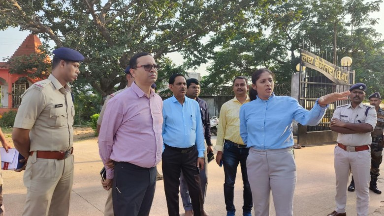 पुलिस और प्रशासन की संयुक्त टीम ने किया संयुक्त कार्यालय परिसर के ईवीएम,वीवीपैट, वेयर हाउस, स्ट्रांग रूम और नामांकन कक्ष का निरीक्षण.....