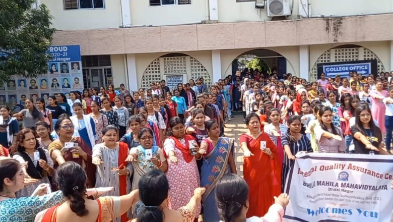 भिलाई के युवाओं ने लिया शत प्रतिशत मतदान का संकल्प.....