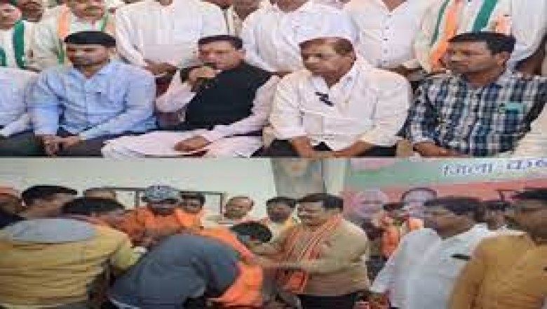 साहू समाज के जिलाध्यक्ष ने थामा कांग्रेस का हाथ....इससे नाराज समाज के 100 से ज्यादा लोगों ने कर लिया भाजपा प्रवेश....