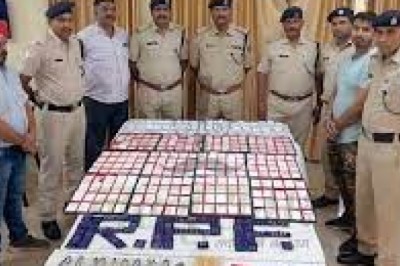 दुर्ग आरपीएफ दुर्ग ने पकड़ा 50 से 60 लाख का सोना.....जनशताब्दी एक्सप्रेस से किया जब्त.....