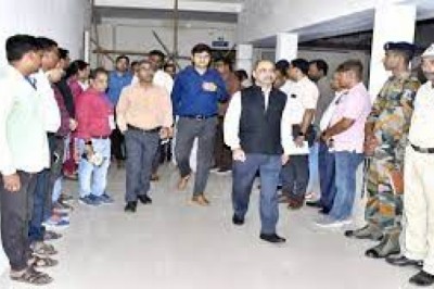 सामान्य प्रेक्षक और पुलिस प्रेक्षक ने किया स्ट्रॉन्ग रूम और मतगणना स्थल का निरीक्षण.....