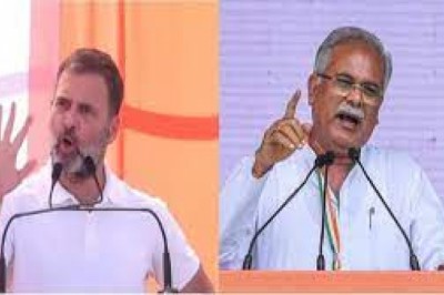 राहुल गांधी का छत्तीसगढ़ दौरा....राहुल और CM भूपेश बघेल इन जिलों में करेंगे चुनावी जनसभा....