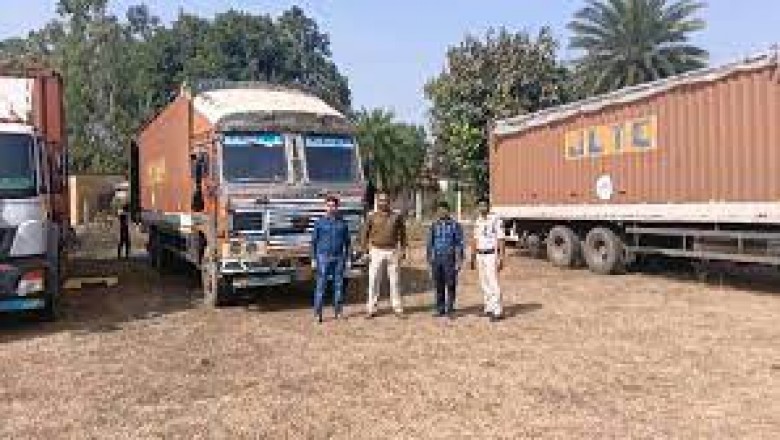 FST टीम की बड़ी कार्रवाई : तंबाकू और गुटखे से भरे कंटेनर ट्रक को किया जब्त....45 लाख का माल बरामद....