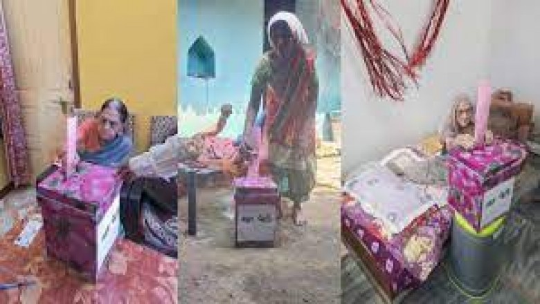 लोकतंत्र को मजबूत करने घर-घर हो रही वोटिंग.....चुनाव आयोग की पहल से दिव्यांग और बुजुर्गों को विशेष सुविधा....