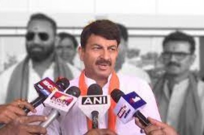 भाजपा सांसद मनोज तिवारी का कांग्रेस के ’75 पार’ पर पलटवार.....