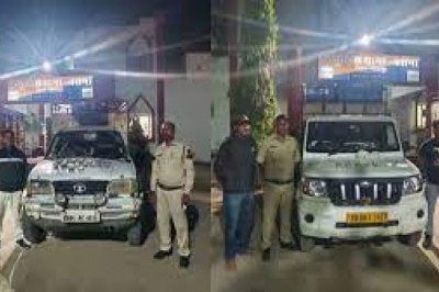 4 युवक गिरफ्तार....चुनाव के पहले 2 अलग-अलग गाड़ियों से भारी मात्रा में कैश बरामद.....