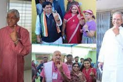डिप्टी सीएम और मंत्रियों ने किया मतदान.....कांग्रेस को मिलेगी लीड.....