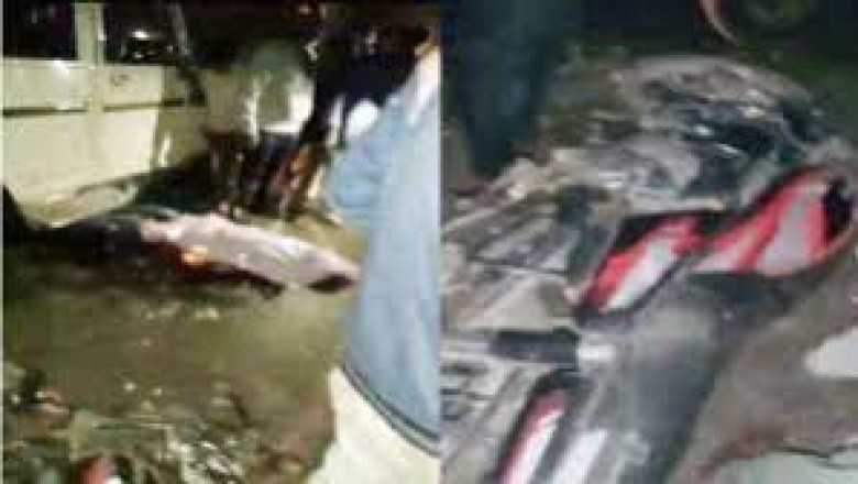 2 युवकों की दर्दनाक मौत....तेज रफ्तार बोलेरो ने बाइक सवारों को कुचला....