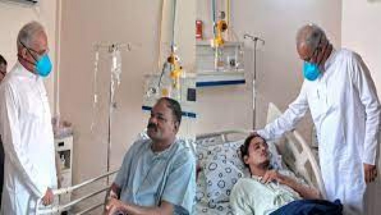 मुख्यमंत्री के सुरक्षा प्रभारी और पीसीसी संचार विभाग अध्यक्ष के बेटे अस्पताल में भर्ती.....