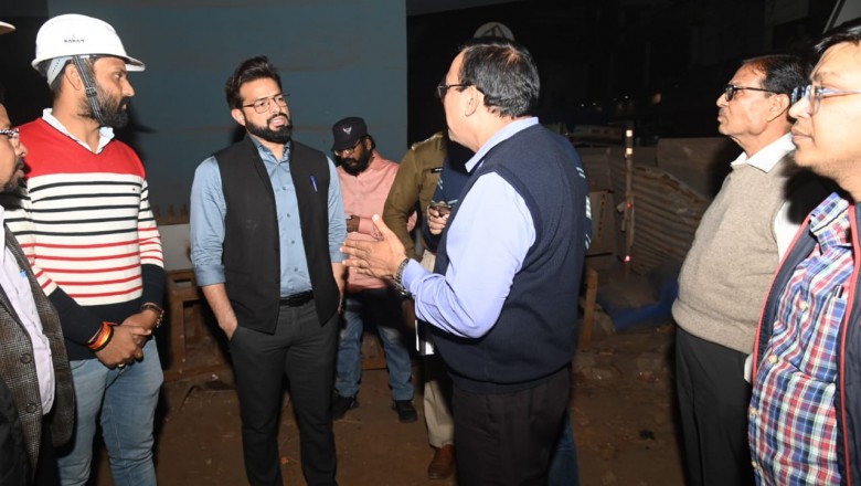 कलेक्टर मीणा ने किया फ्लाई ओवर का निरीक्षण