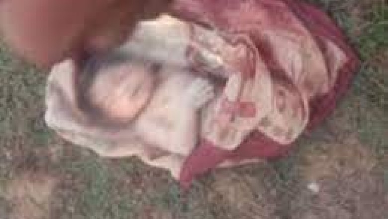 9 महीने के नवजात बच्चे का मिला शव : बच्ची को झोले में भरकर नाली में फेका
