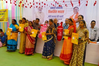 ग्राम भंसूली छितापार और में किया गया विकसित भारत संकल्प यात्रा का आयोजन