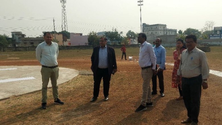 राजिम भक्तिन माता जयंती आयोजन को लेकर कलेक्टर  दीपक अग्रवाल ने किया निरीक्षण हेलीपेड, कार्यक्रम स्थल एवं सुरक्षा व्यवस्था का लिया जायजा