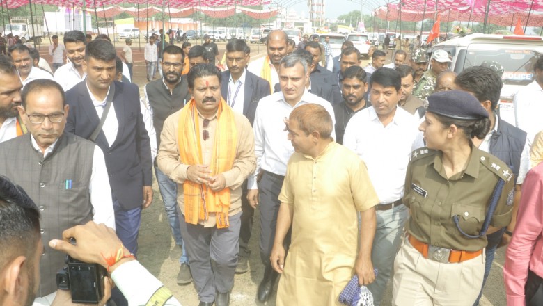 उप मुख्यमंत्री  शर्मा ने लोलेसरा पहुंचकर संत-समागम मेला की तैयारी का लिया जायजा