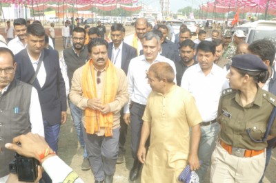 उप मुख्यमंत्री  शर्मा ने लोलेसरा पहुंचकर संत-समागम मेला की तैयारी का लिया जायजा