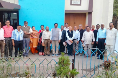 बी .एस .पी सोसाइटी सेक्टर-6 ने रिटायर कर्मियों को दी ससम्मान विदाई