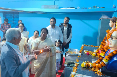 लखोली राहुल नगर में डॉ. आम्बेडकर सांस्कृतिक भवन का महापौर ने किया लोकार्पण