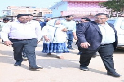 प्रधानमंत्री जनजाति आदिवासी न्याय महाभियान 15 जनवरी को पोंड में कलेक्टर अग्रवाल ने कार्यक्रम स्थल का किया निरीक्षण