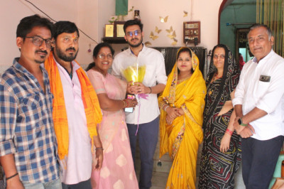 स्यंभूनाथ त्रिपाठी ने प्रथम प्रयास में यू.पी.एस.सी. क्लीयर कर संस्कारधानी को किया गौरवान्वित महापौर ने दी बधाई