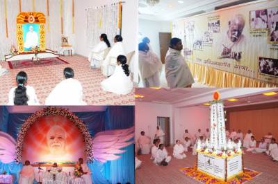 अंतर्दिशा भवन में बने शांति स्तम्भ,हिस्ट्री हाल, मेडिटेशन रूम में ब्रह्मा वत्सो ने की गहन राजयोग साधना