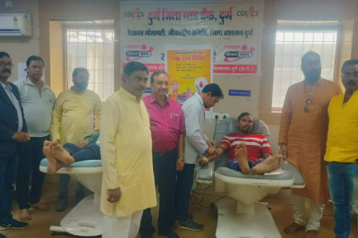 रक्तदान शिविर में 25 यूनिट खून एकत्रित