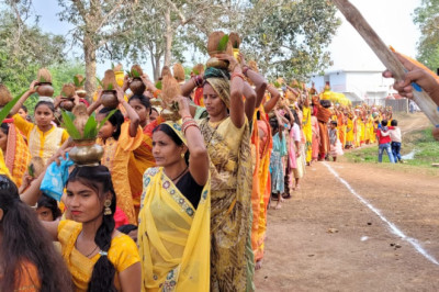 श्री रामलला प्राण प्रतिष्ठा रामोत्सव के उपलक्ष्य मे खिलौरा मे आयोजित हुआ भव्य कार्यक्रम