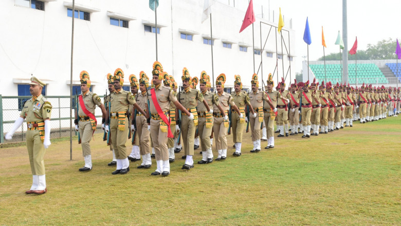 गणतंत्र दिवस के लिए किया गया अंतिम रिहर्सल - कलेक्टर ने निभाया मुख्य अतिथि का दायित्व