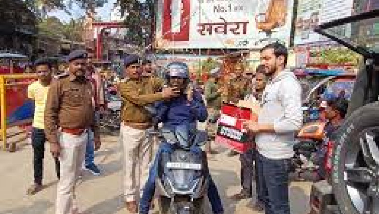 आज से नेशनल हाईवे एवं सेन्ट्रल एवेन्यू मार्ग पर दो पहिया वाहन चालन के दौरान हेलमेट होगा अनिवार्य