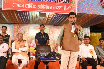 मानस गान प्रतियोगिता के समापन समारोह में  शामिल हुए राजस्व मंत्री  वर्मा