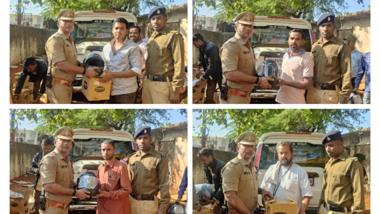 नवपदस्थ पुलिस अधीक्षक  त्रिलोक बंसल के दिशा निर्देश पर लगातार जिला  में चलाया जा रहा यातायात जागरूकता अभियान