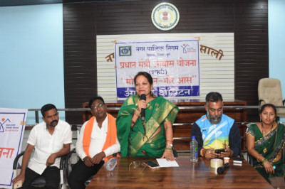19 हितग्राहियों को मिला आवास  सीनियर सिटीजन को मिला ग्राऊंड फ्लोर में आवास