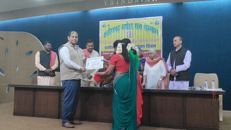 छत्तीसगढ़ धरोहर रत्न सम्मान : चिकित्सा के क्षेत्र में संजय तिवारी व अरुण मिश्रा हुए सम्मानित
