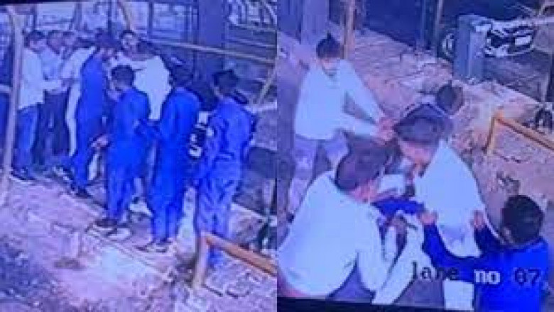 टोल कर्मचारियों की गुंडागर्दी :टोल कर्मियों का महापौर से मारपीट का सीसीटीवी फुटेज वायरल