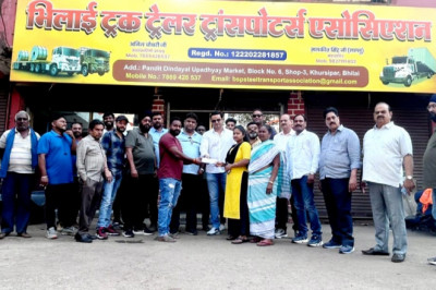 भिलाई ट्रक ट्रेलर ट्रांसपोर्ट्स एसोशियेशन के द्वारा ड्राइवरो के  परिवार को बेटी एवं बहन विवाह के लिए 25000 सम्मान सहयोग राशि दिया जाएगा