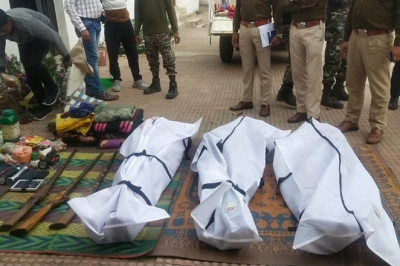 कांकेर हूरतराई के जंगल में हुई मुठभेड़ से तीन नक्सली ढेर