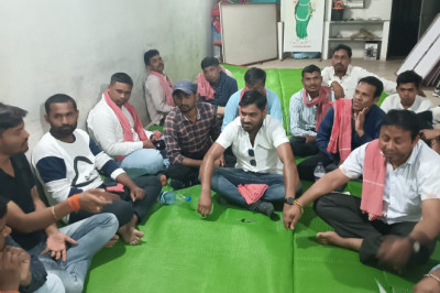 क्रांति सेनानियों द्वारा दुर्ग में बैठक.....