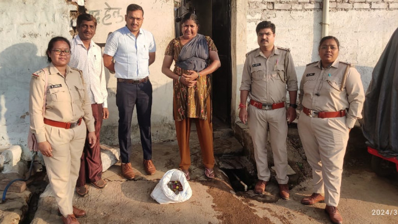 अवैध रूप से देशी मदिरा विक्रय करते महिला गिरफ्तार