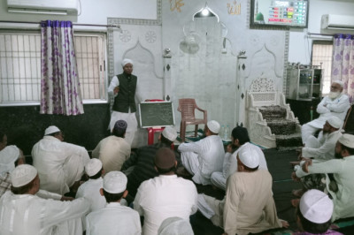 मरकजी मस्जिद कैम्प-2 में जकात पर वर्कशाप, काजी ने बताए कायदे