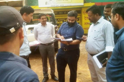 व्यय प्रेक्षक राम प्रभु उदय आर. ने जामगांव चेकपोस्ट का किया आकस्मिक निरीक्षण