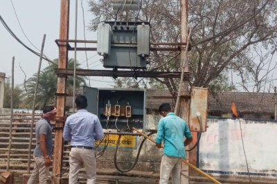 चौकी इंटकवेल में लगाया गया 200 केवीए का ट्रांसफार्मर, अब निरंतर जल आपूर्ति होगी