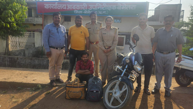 आबकारी विभाग कार्यवाही विदेशी मदिरा जब्त