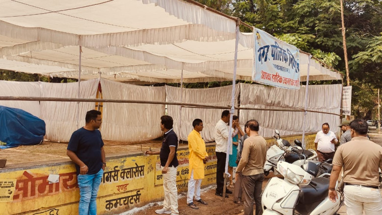 पदयात्रियों की सुविधा के लिये निगम पंडाल में आयुक्त ने तीन पालियो में लगायी ड्यूटी